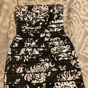 White House black market knee length evening dress.